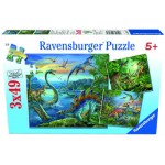 49 pc Ravensburger Puzzle - Dinosaur Fascination 3x49 pc 49 pc Ravensburger Puzzle - Dinosaur Fascination 3x49 pc